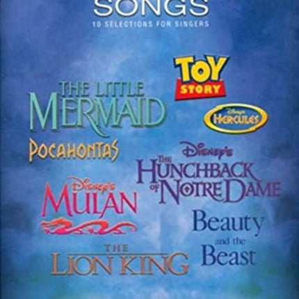 Disney Contemporary Songs: 10 Selections for Singers - Low Voices