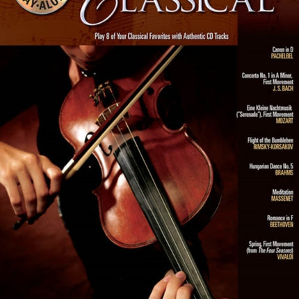 Classical  3 Hal Leonard Violin Play Along Violin