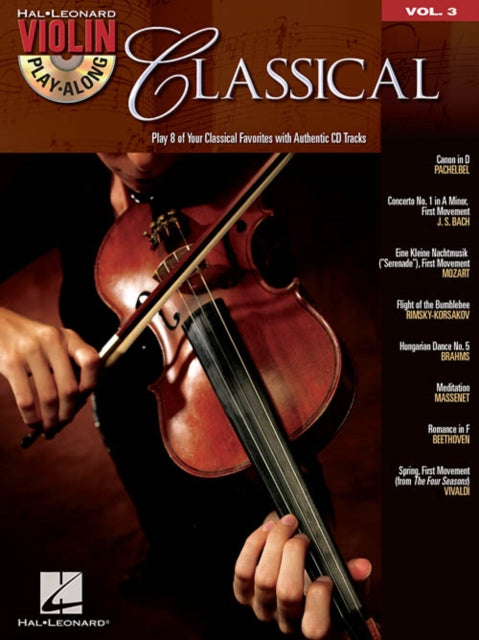 Classical  3 Hal Leonard Violin Play Along Violin