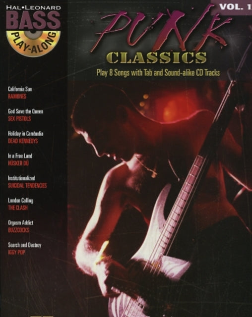 Bass Play Along Volume 12 Punk Classics Bass