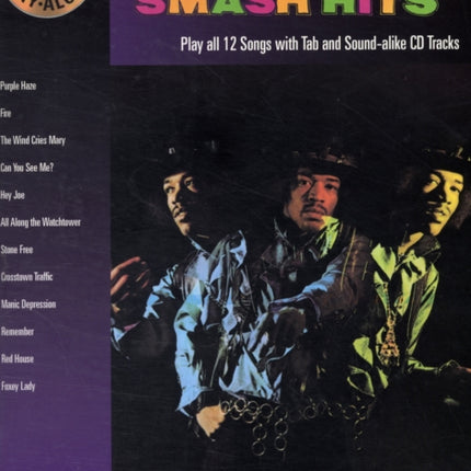 Jimi Hendrix - Smash Hits: Bass Play-Along Volume 10