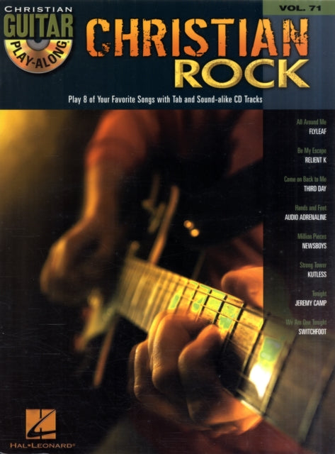 Guitar PlayAlong Volume 71 Christian Rock Tab Gtr BookCd Christian Guitar Playalong