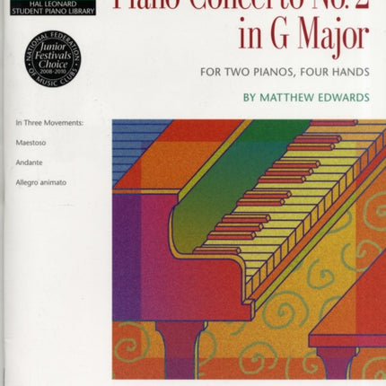 Concerto No.2 In G For 2 Pianos 4 Hands