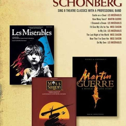 Pro Vocal Volume 14 Musicals Of Boublil And
