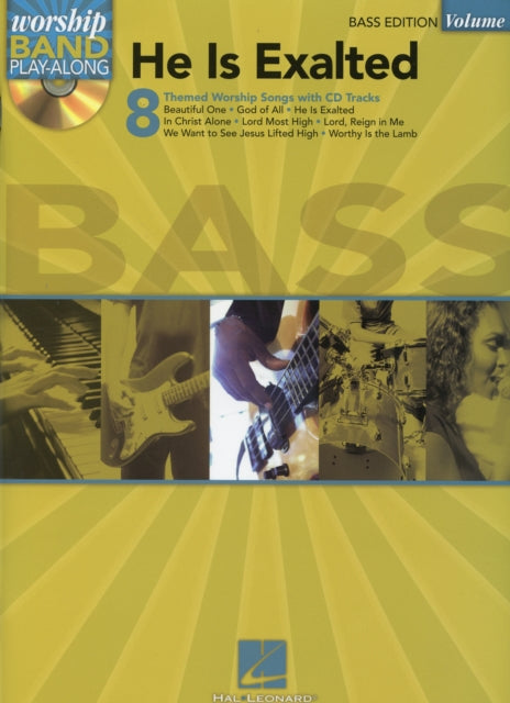 Worship Band PlayAlong Volume 4 He Is Exalted Bass Guitar Tab BkCd