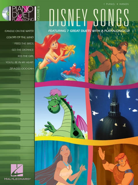 Piano Duet PlayAlong Volume 6 Disney Songs Pf