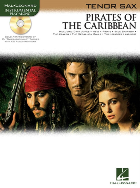 PELICULAS  Piratas del Caribe Pirates of The Caribbean Seleccion para Saxofon Tenor IncCD