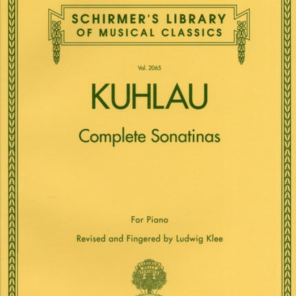 Kuhlau - Complete Sonatinas for Piano