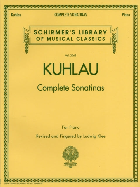 Kuhlau - Complete Sonatinas for Piano