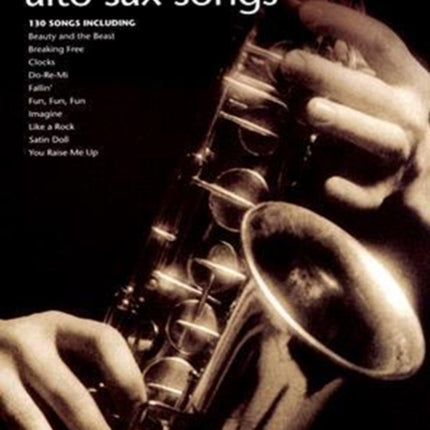 Big Book of Alto Sax Songs