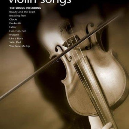 Big Book of Violin Songs