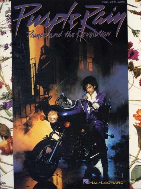 Prince Purple Rain Piano Vocal Guitar Bk Purple