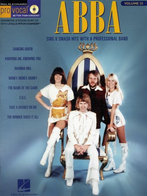 Pro Vocal Volume 25 Abba WomenS Edition Vce BookCd Pro Vocal Womens Edition Volume 25 Pro Vocal S