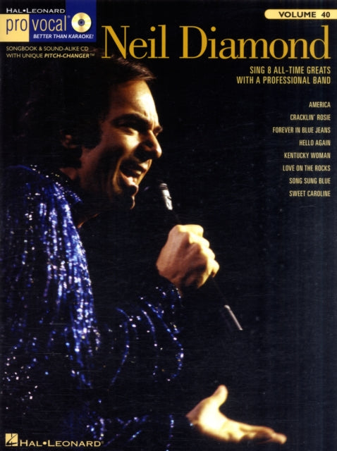 Neil Diamond Pro Vocal Mens Edition Volume 40