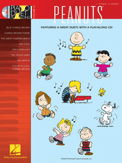 Piano Duet PlayAlong Volume 21 Peanuts Pfduet BookCd Piano Duet PlayAlong Hal Leonard