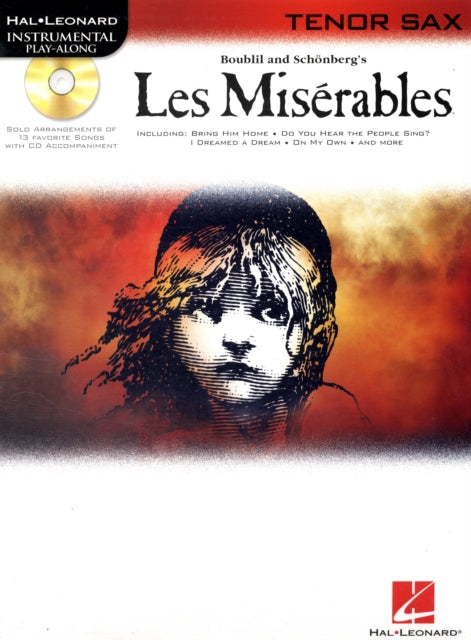 Instrumental PlayAlong Les Miserables Pack Tenor Sax BookCd Hal Leonard Instrumental PlayAlong