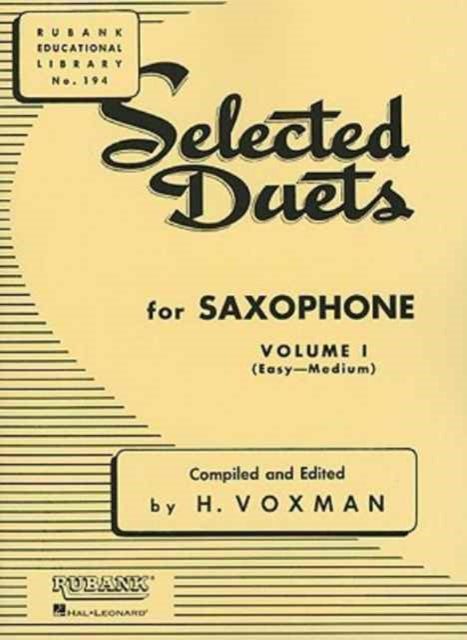 SELECTED DUETS SAXOPHONE 1