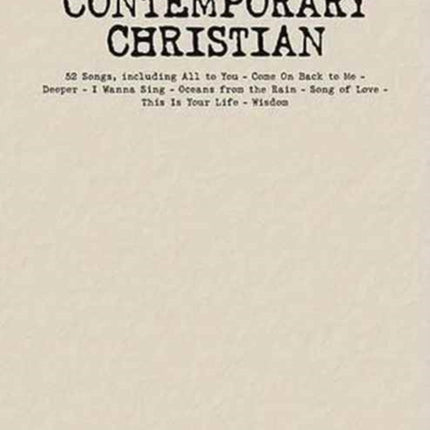 Contemporary Christian Budget Books