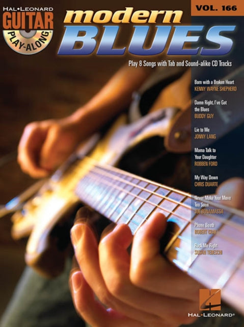 Guitar PlayAlong Volume 166 Modern Blues Hal Leonard Guitar PlayAlong