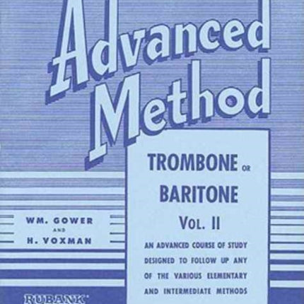 RUBANK ADVANCED METHOD VOL II