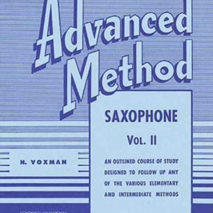 RUBANK ADVANCED METHOD VOL II