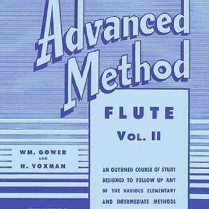 Rubank Advanced Method Flute Vol II 175 Rubank Educational Library