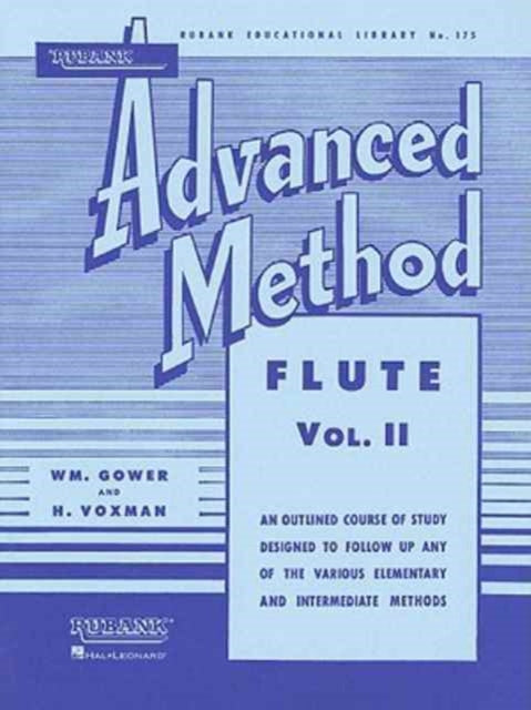 Rubank Advanced Method Flute Vol II 175 Rubank Educational Library