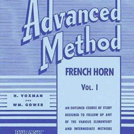 Rubank Advanced Method Volume 1French Horn 141 Rubank Educational Library