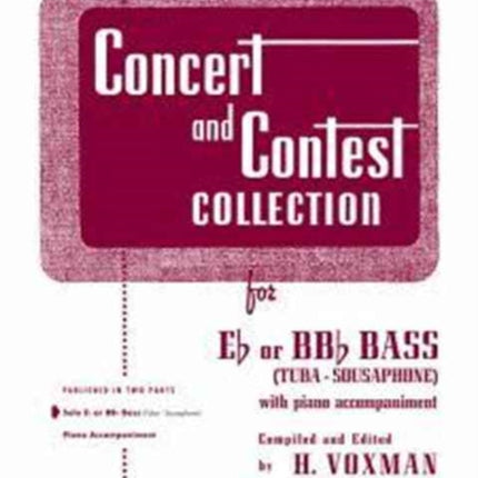 CONCERT  CONTEST COLLECTION FOR TUBA
