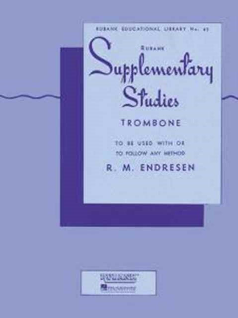 ENDRESEN RM  Supplementary Studies for Trombone