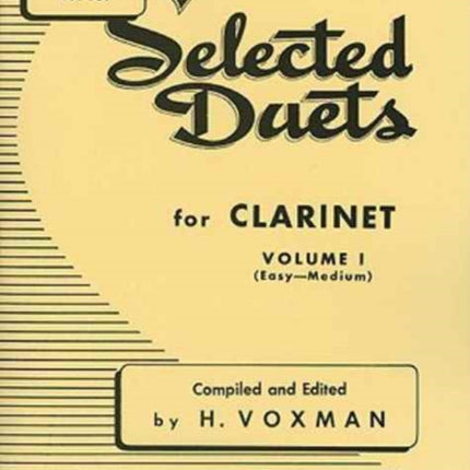 SELECTED DUETS CLARINET VOL 1