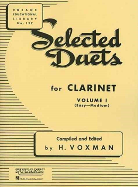 SELECTED DUETS CLARINET VOL 1