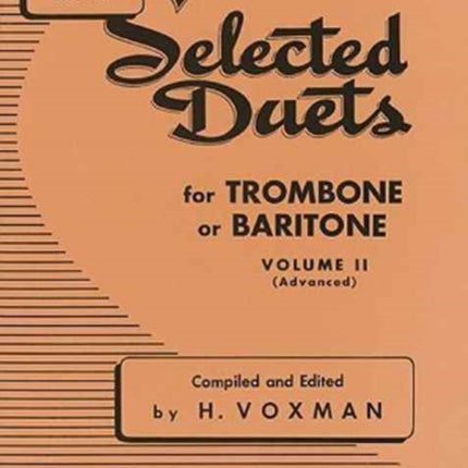 SELECTED DUETS FOR TROMBONE VOL 2