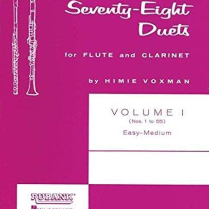 78 Duets for Flute and Clarinet Vol. 1
