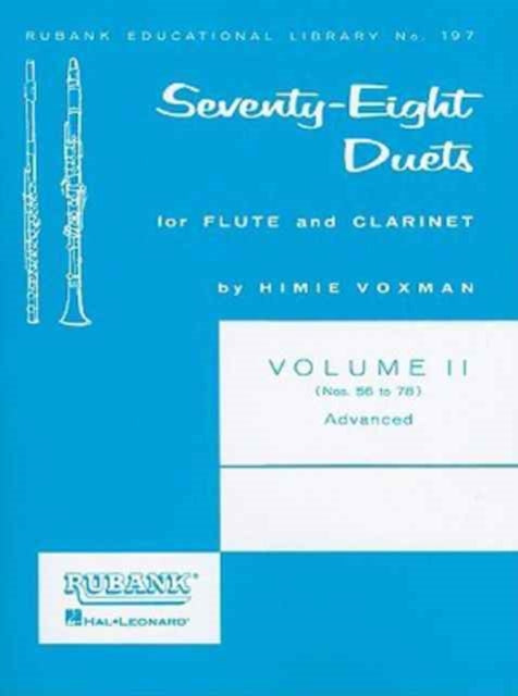 78 Duets for Flute and Clarinet Volume 2  Advanced Nos 5678