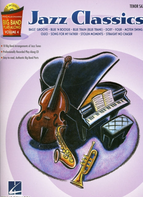 Jazz Classics Tenor Sax With CD 4 Hal Leonard Big