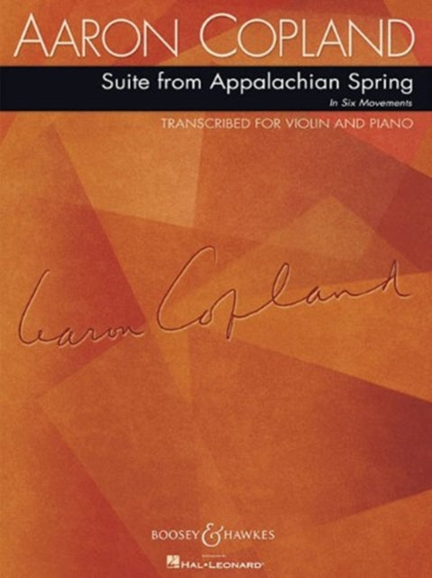 Suite from Appalachian Spring For Violin and Piano