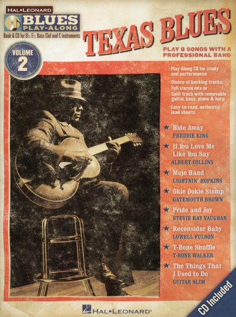 Blues Play Along Volume 2 Texas Blues BkCd Hal Leonard Blues PlayAlong