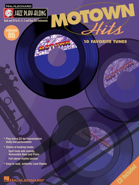 Jazz Play Along Volume 107 Motown Classics All Instruments BookCd Hal Leonard Jazz PlayAlong