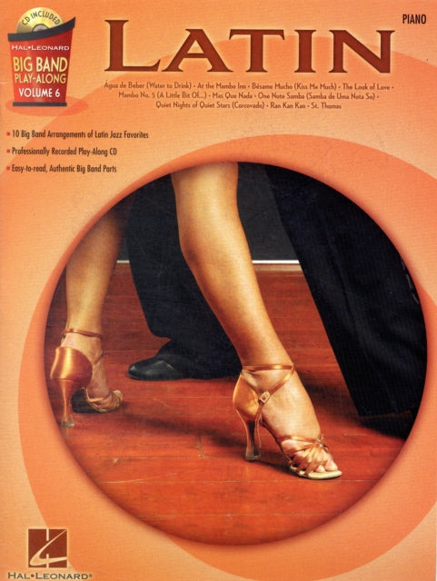 Big Band PlayAlong Volume 6 Latin Piano Pf BookCd
