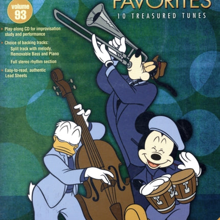Disney Favorites 10 Treasured Tunes With CD Audio