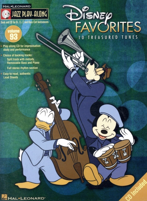 Disney Favorites 10 Treasured Tunes With CD Audio