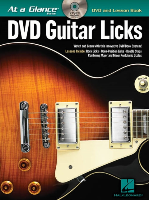 At A Glance Guitar Licks Gtr BookDvd
