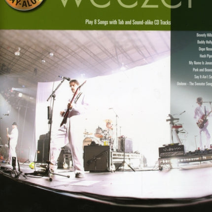 Guitar PlayAlong Volume 106 Weezer Gtr BookCd Hal Leonard Guitar PlayAlong