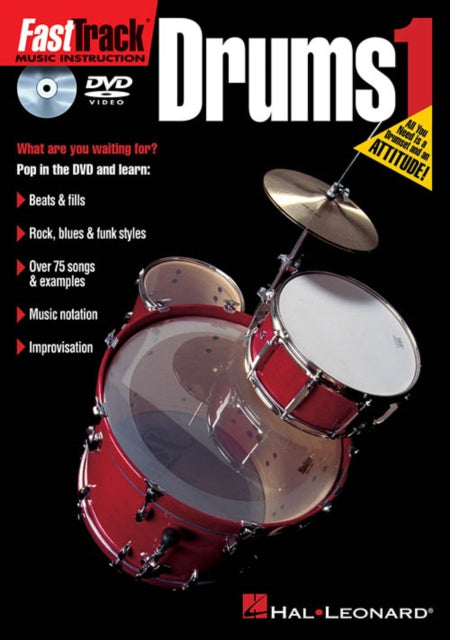 FastTrack Drums Method 1  Drums  DVD