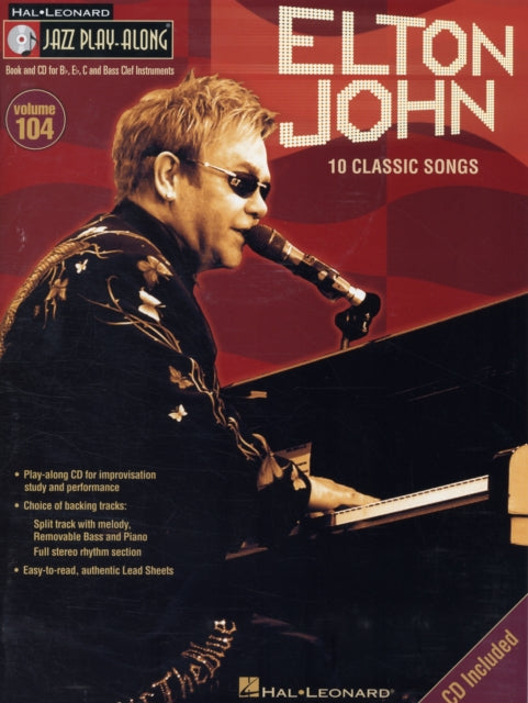 Jazz Play Along Volume 104 Elton John BkCd Hal Leonard Jazz PlayAlong