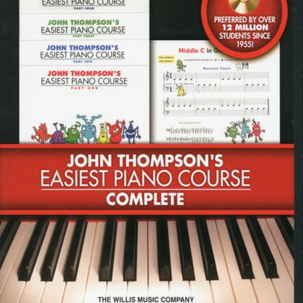 John Thompson's Easiest Piano Course - Complete