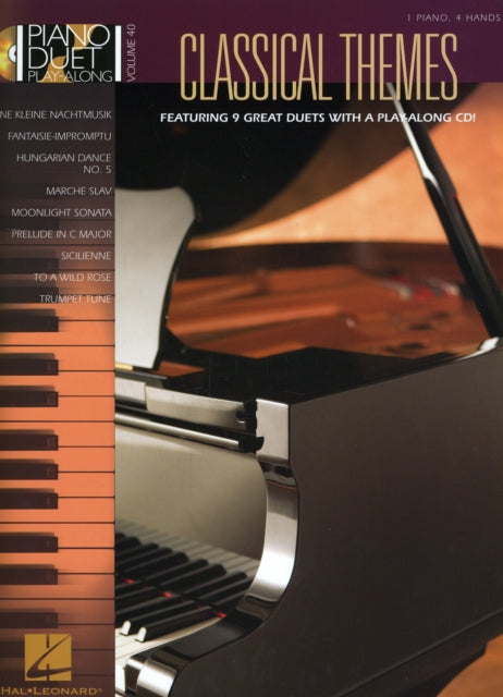 Classical Themes: Piano Duet Play-Along Volume 40