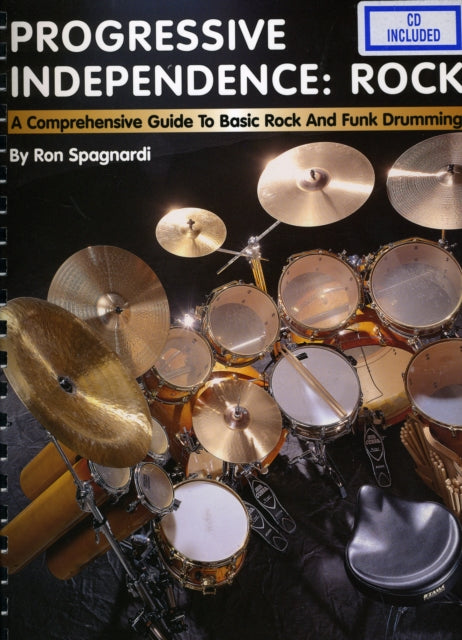 Progressive Independence Comprehensive Guide Rock  Funk Drummng BkCd Book