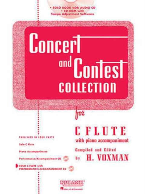 Concert and Contest Collection for C Flute Solo Book with Online Media Rubank Educational Library